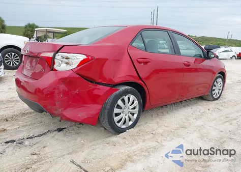 2017 Toyota Corolla Le из США, поврежденный, VIN 5YFBURHEXHP570039